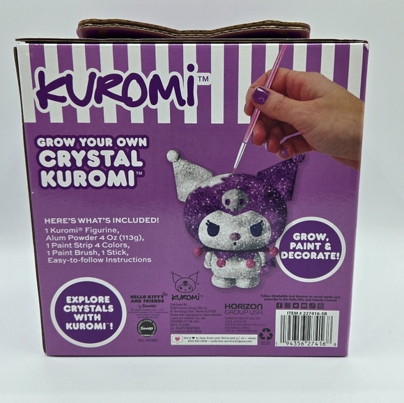 Sanrio Kuromi Grow Your Own Crystal Kit - Picture 7 of 10
